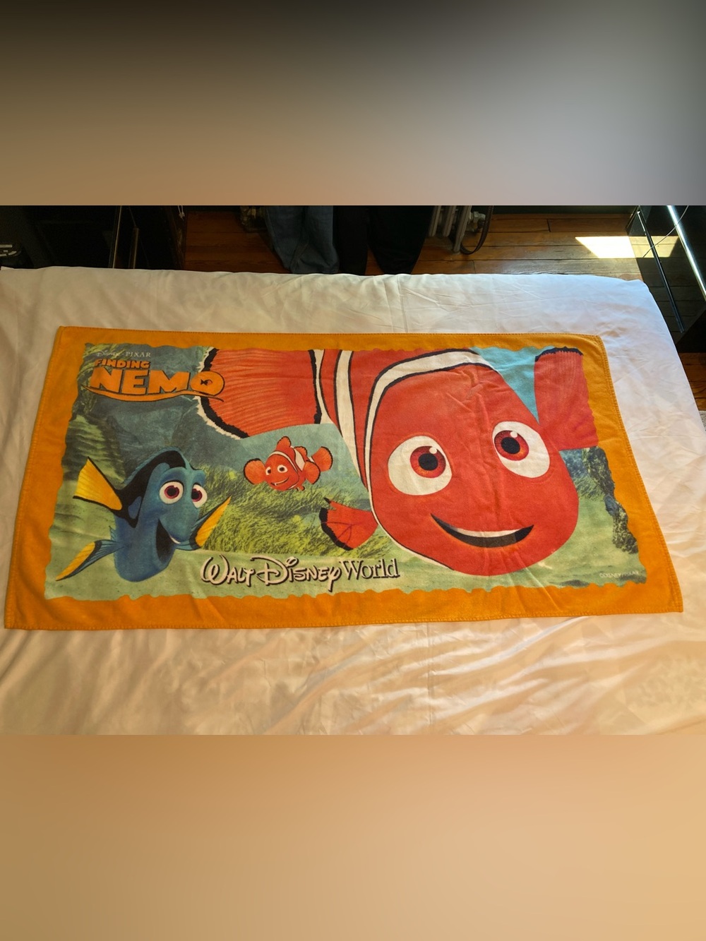 Walt Disney World Theme Parks Finding Nemo Beach Pool Towel Dory 31 x 58
